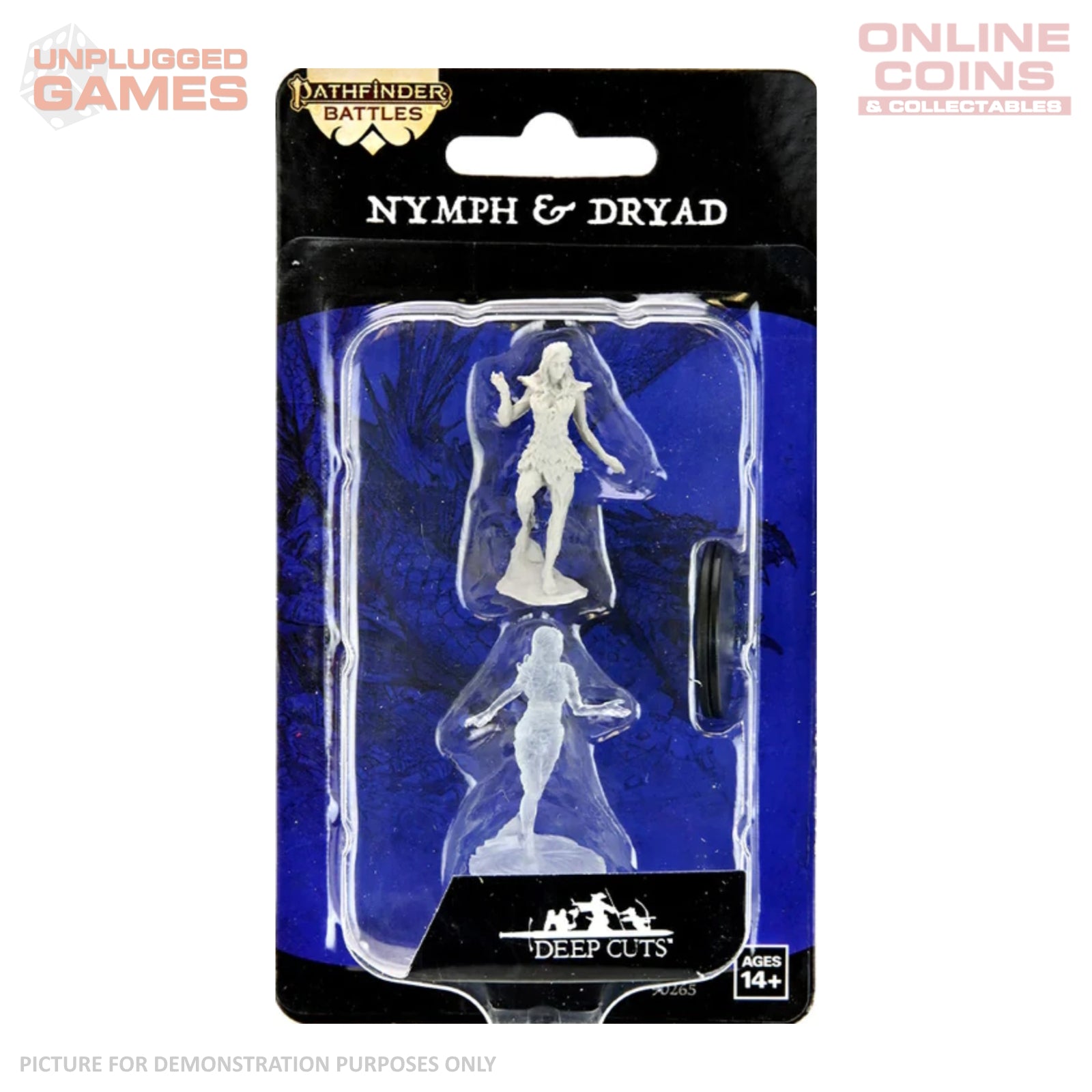 Pathfinder Deep Cuts Unpainted Miniatures - Nymph & Dryad