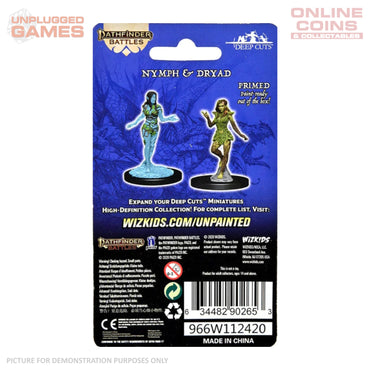 Pathfinder Deep Cuts Unpainted Miniatures - Nymph & Dryad