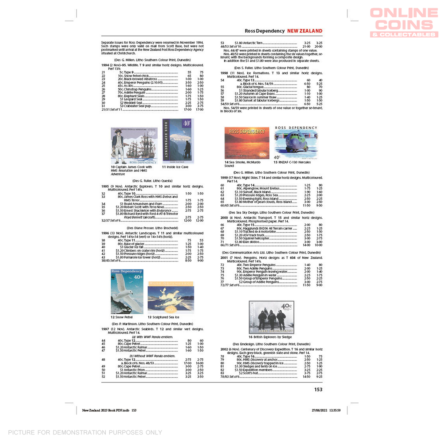 Stanley Gibbons 2022 New Zealand And Dependencies Stamp Catalogue 7th Edition