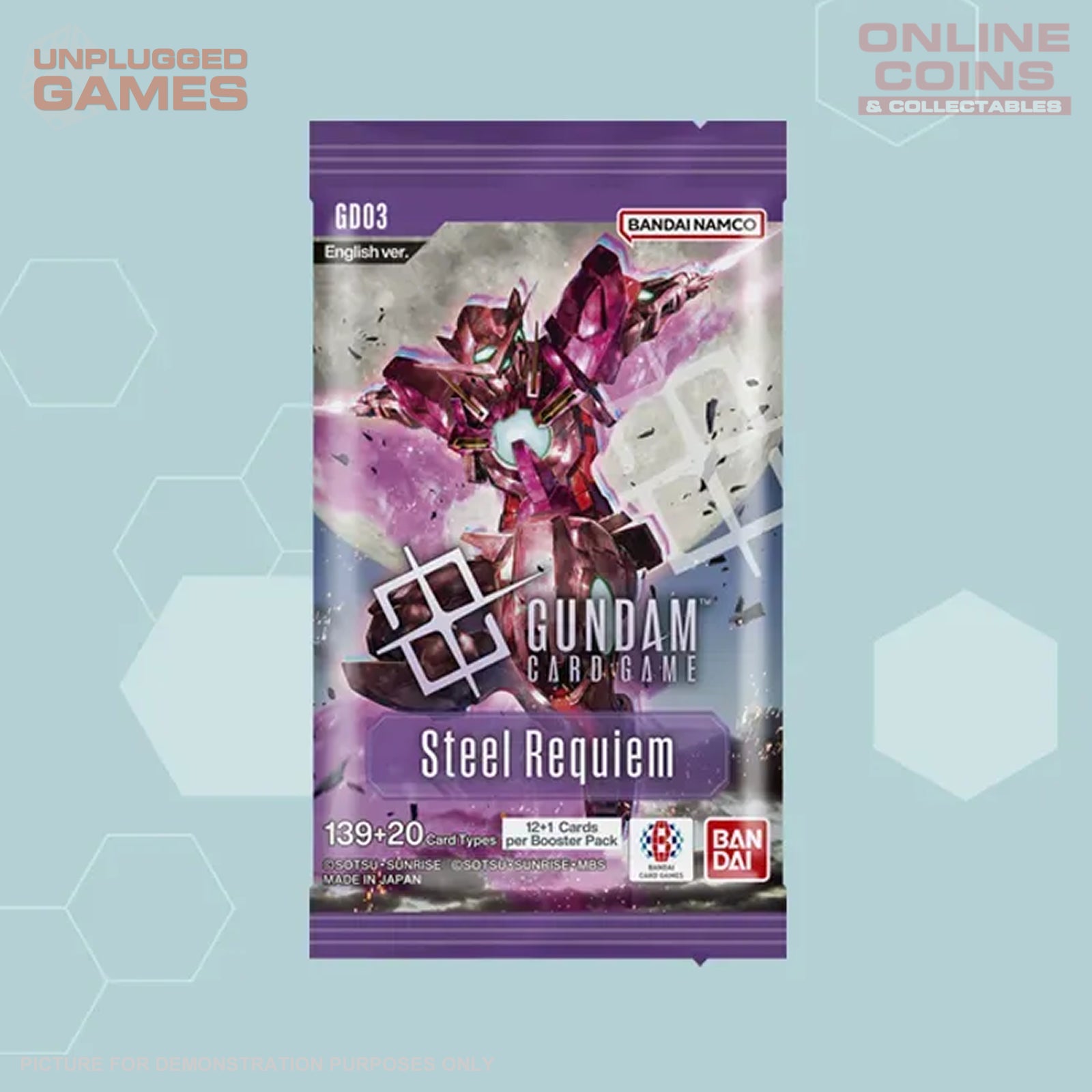 Gundam Card Game: SEALED BOOSTER BOX – Steel Requiem [GD03]