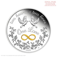 2026 Perth Mint One Love 1oz 99.99% Silver Proof Coin