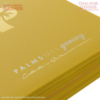 Palms Off Gaming Collector's Series Top Loader Zip Binder - 4 Pocket - YELLOW