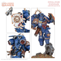 Warhammer 40,000 - Space Marines - Captain With Jump Pack and Relic Shield