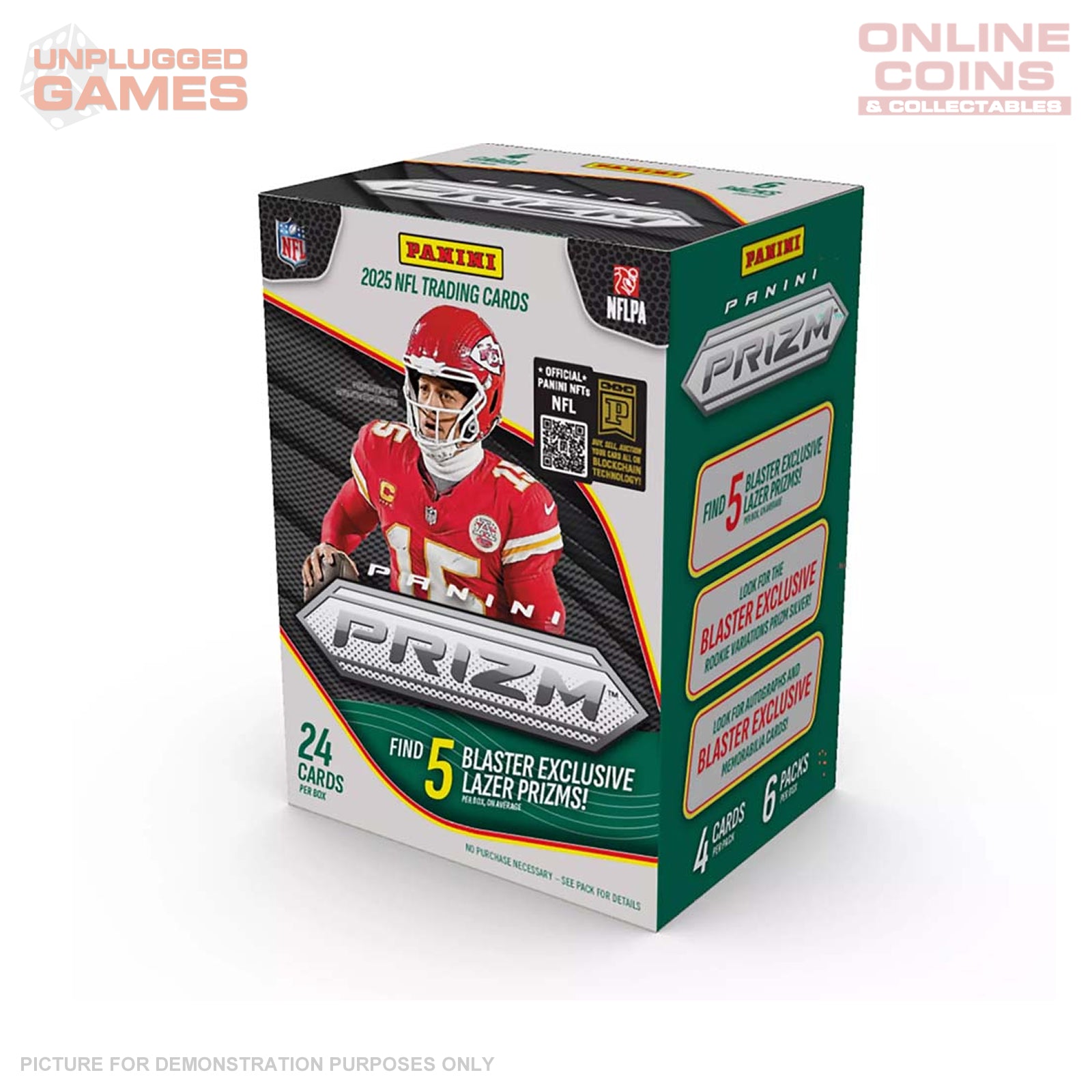 Panini Prizm NFL Football Blaster 2025