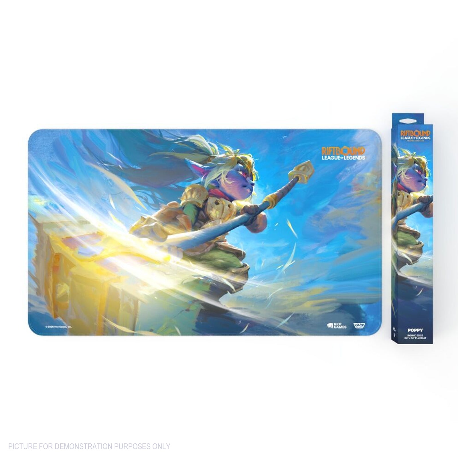 Riftbound League of Legends TCG – Playmat – Unleashed - Poppy, Keeper of the Hammer - PREORDER