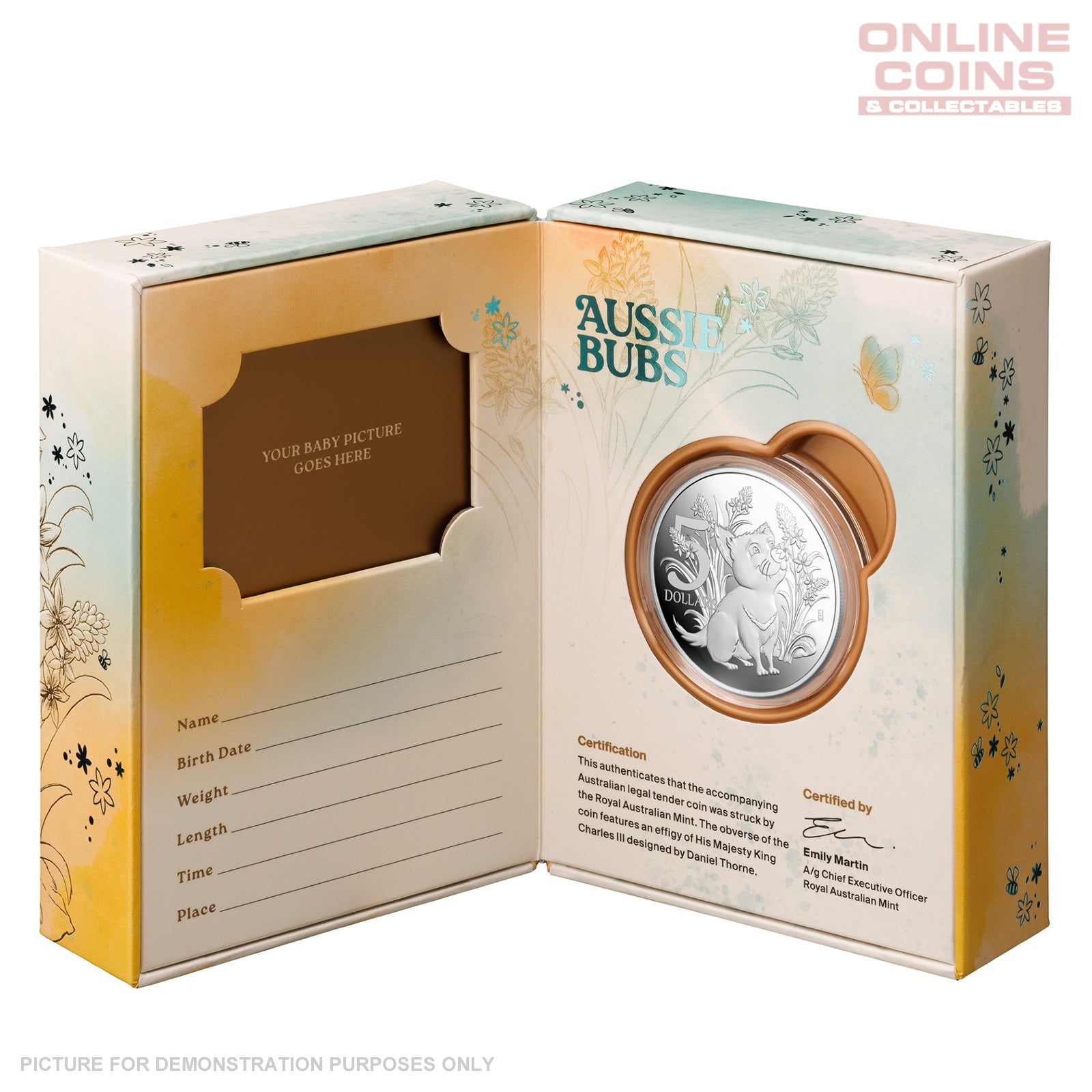 2026 $5 1oz Fine Silver Proof Coin - Aussie Bubs