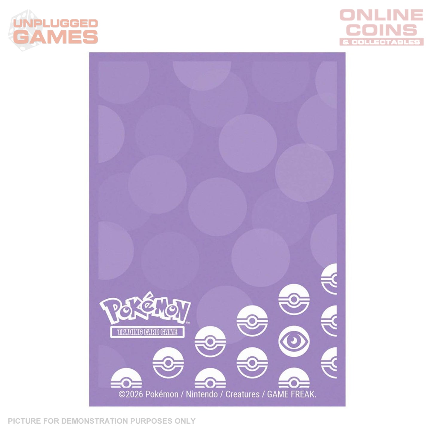 Ultra Pro Pokémon TCG - Energy 65ct Deck Protector Sleeves Psychic Type