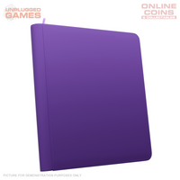 Palms Off Gaming Stealth 12 Pocket Zip Binder - PURPLE