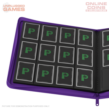 Palms Off Gaming Stealth 12 Pocket Zip Binder - PURPLE