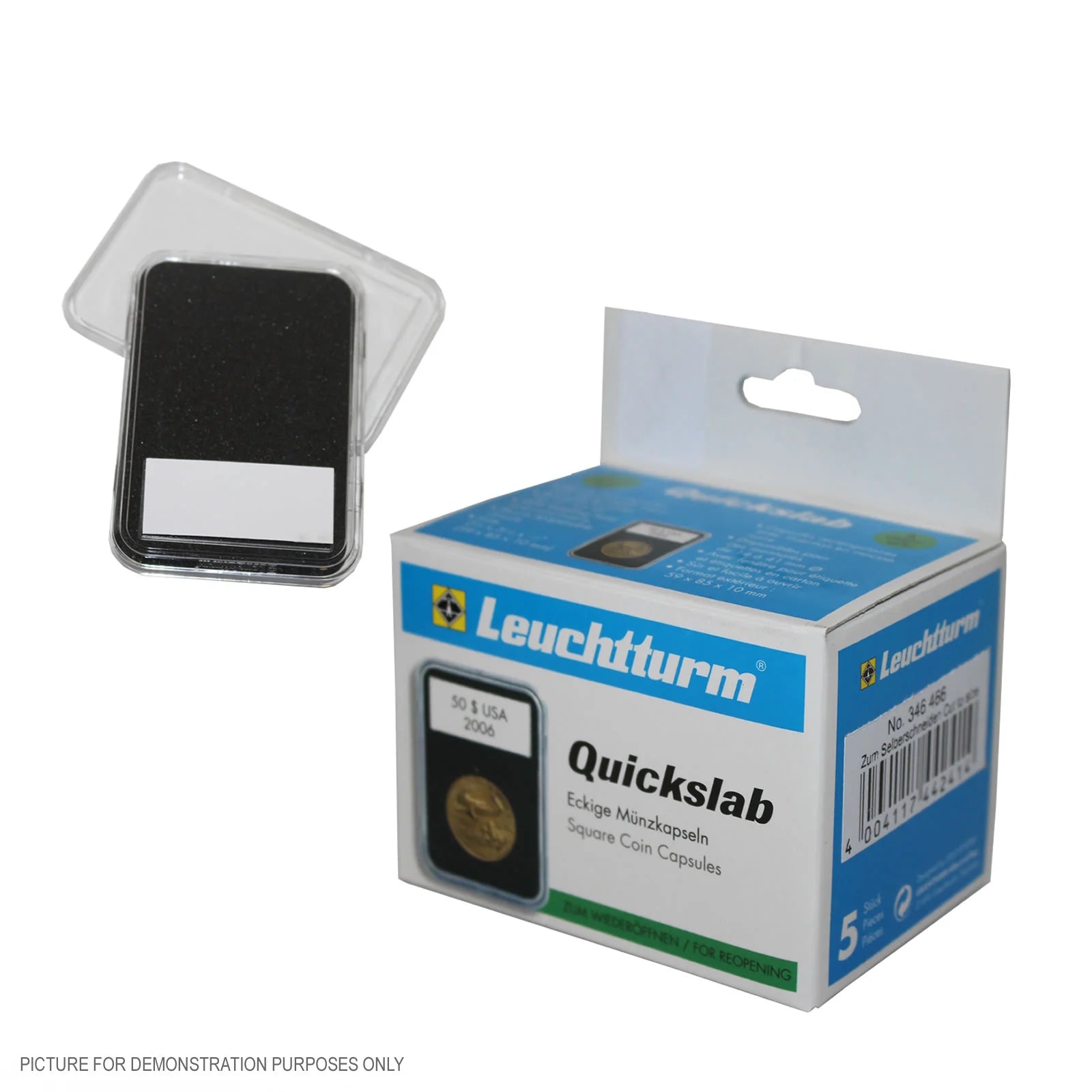 Lighthouse QUICKSLAB Cut to Size Coin Display Slabs - 5 Pack