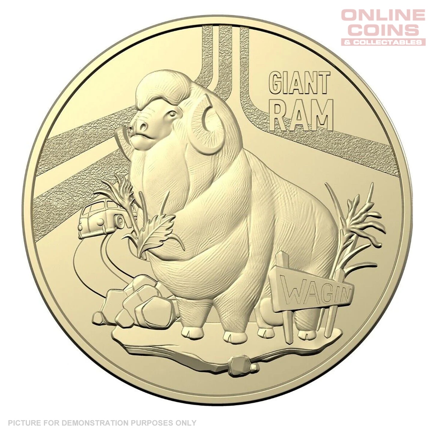 2023 $1 - Big Things - The Giant Ram - Loose in 2x2