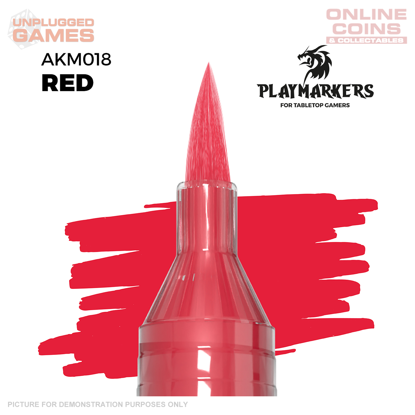 AK Interactive - Playmarkers - RED