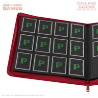 Palms Off Gaming Stealth 12 Pocket Zip Binder - RED