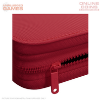 Palms Off Gaming Stealth 12 Pocket Zip Binder - RED