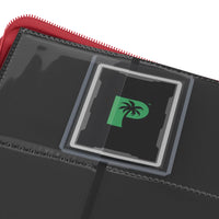 Palms Off Gaming Collector's Series Top Loader Zip Binder - 4 Pocket - Red