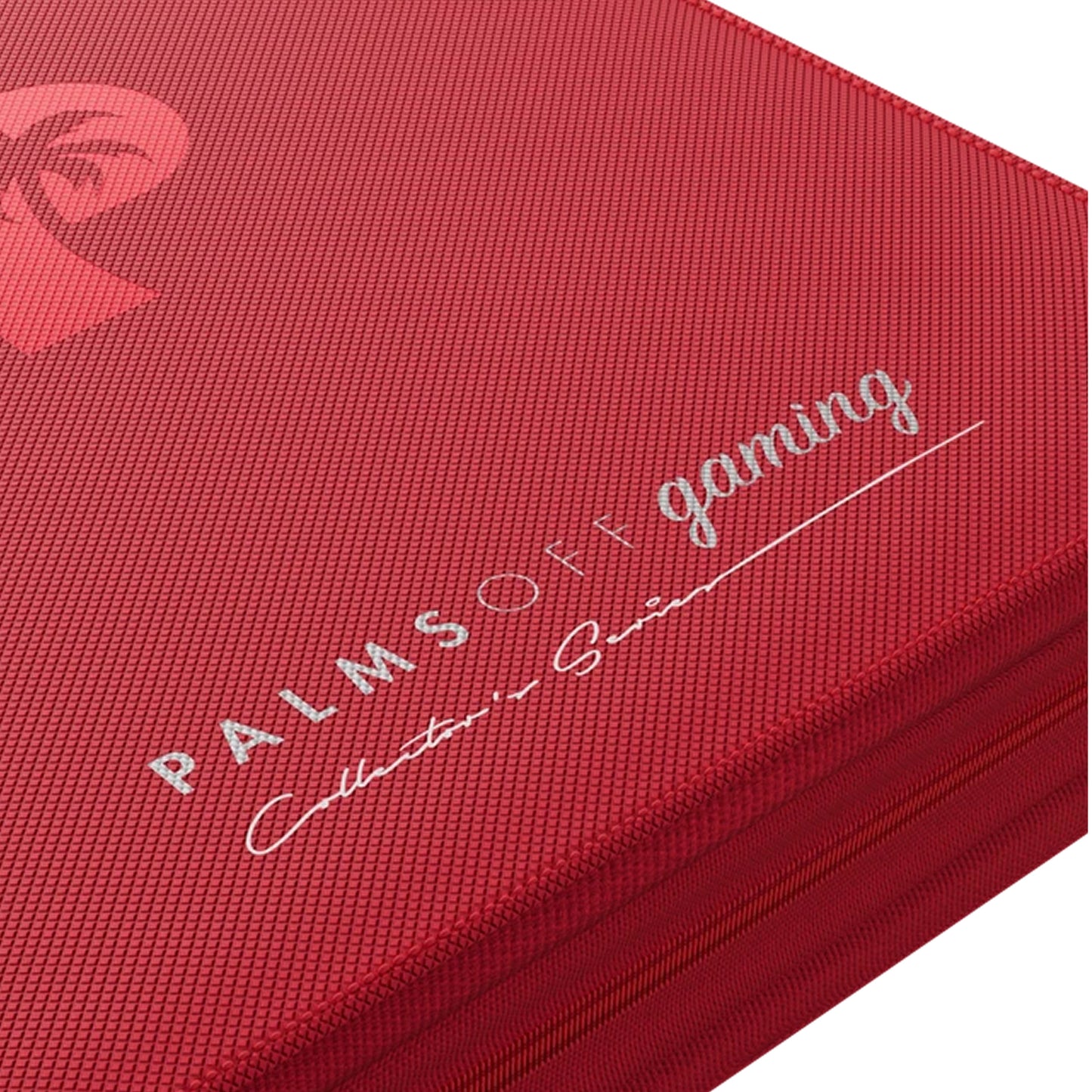 Palms Off Gaming Collector's Series Top Loader Zip Binder - 4 Pocket - Red