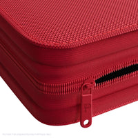 Palms Off Gaming Collector's Series Top Loader Zip Binder - 4 Pocket - Red