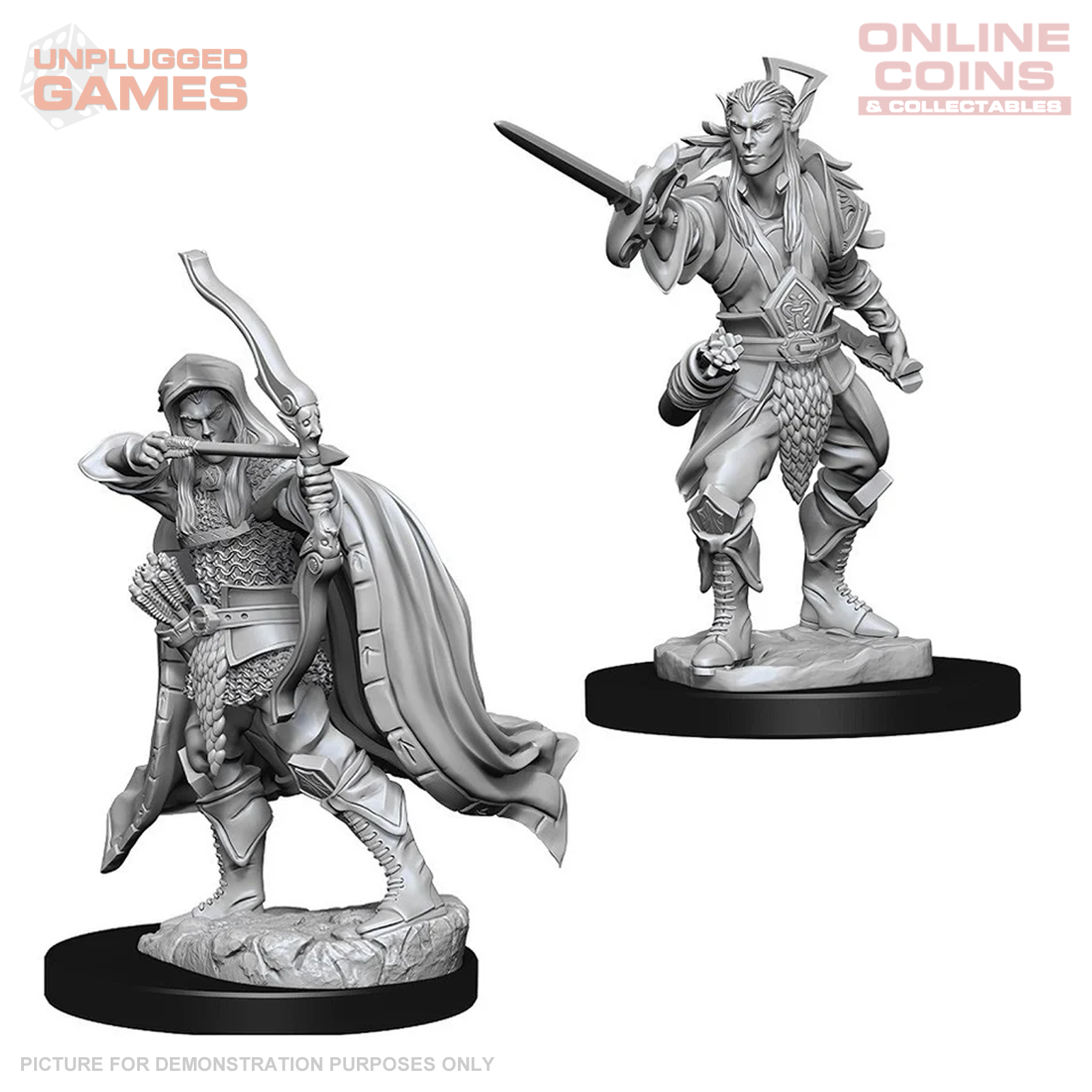 Dungeons & Dragons Nolzurs Marvelous Unpainted Miniatures - Male Elf Rogue