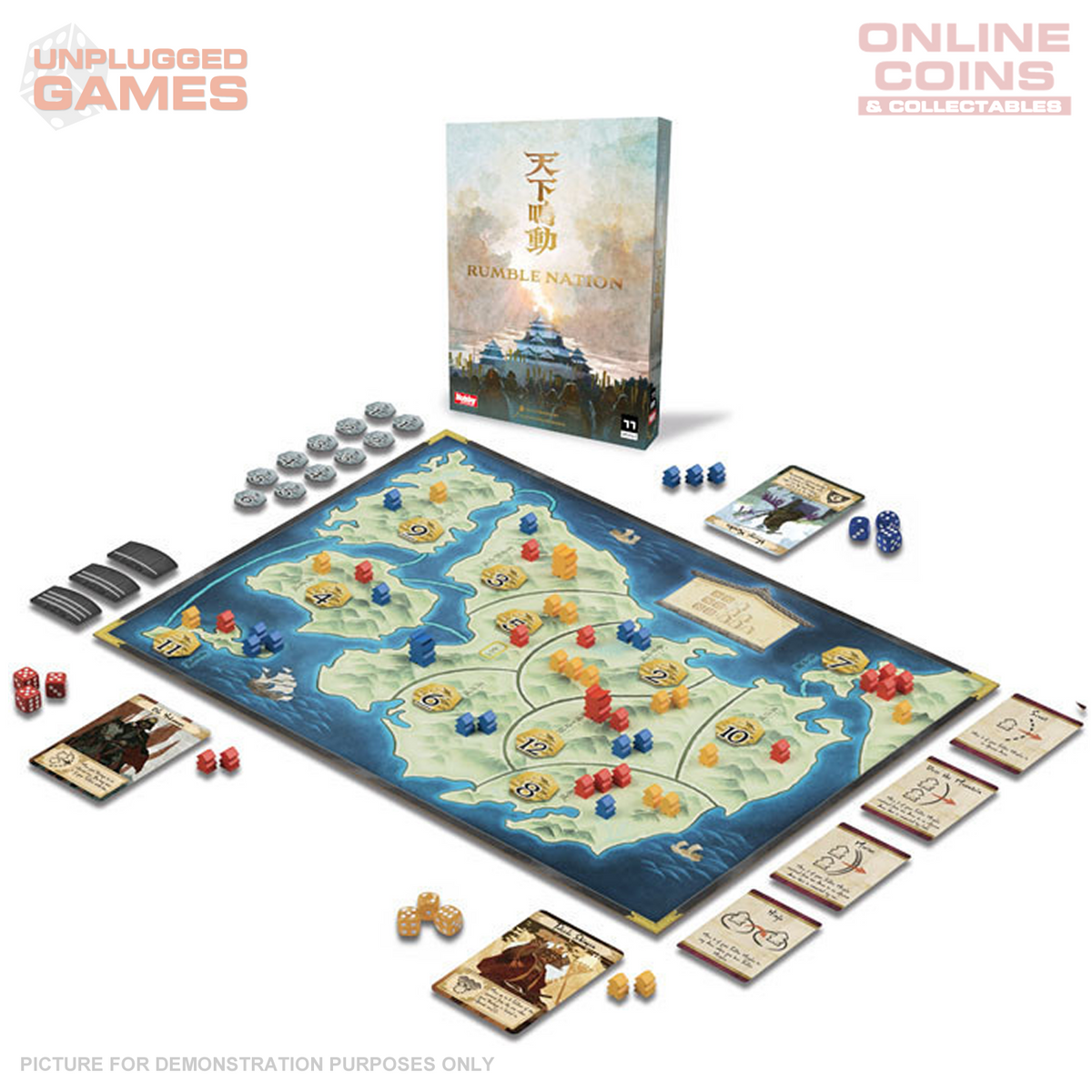 Paper Rumble Game Rumble Nation Board Game – Online Coins and Collectables