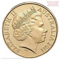 2011 Uncirculated $1 Loose Coin From Roll - Mob Of Roos