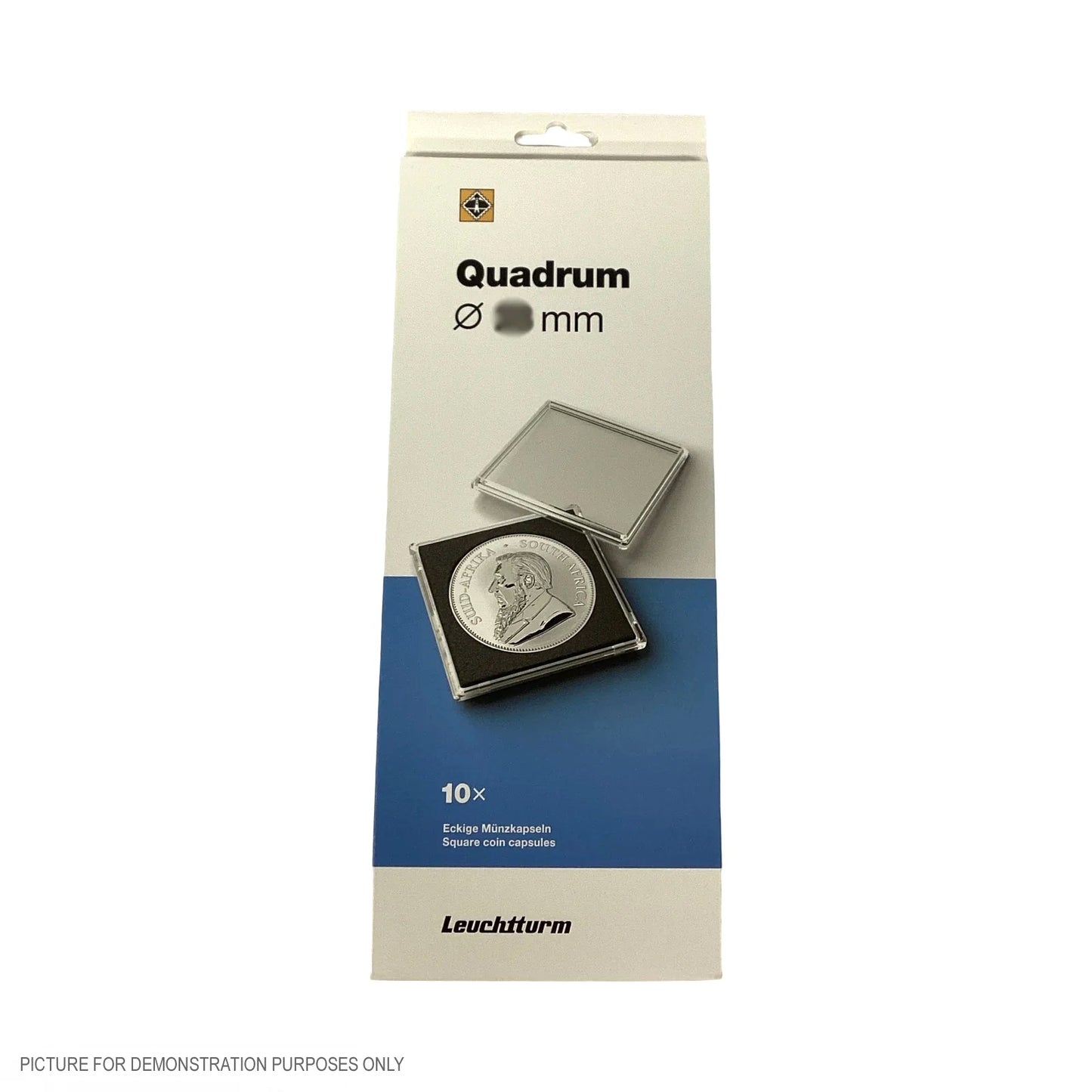 Lighthouse - Quadrum Square Coin Capsules 10 Pack - 33mm