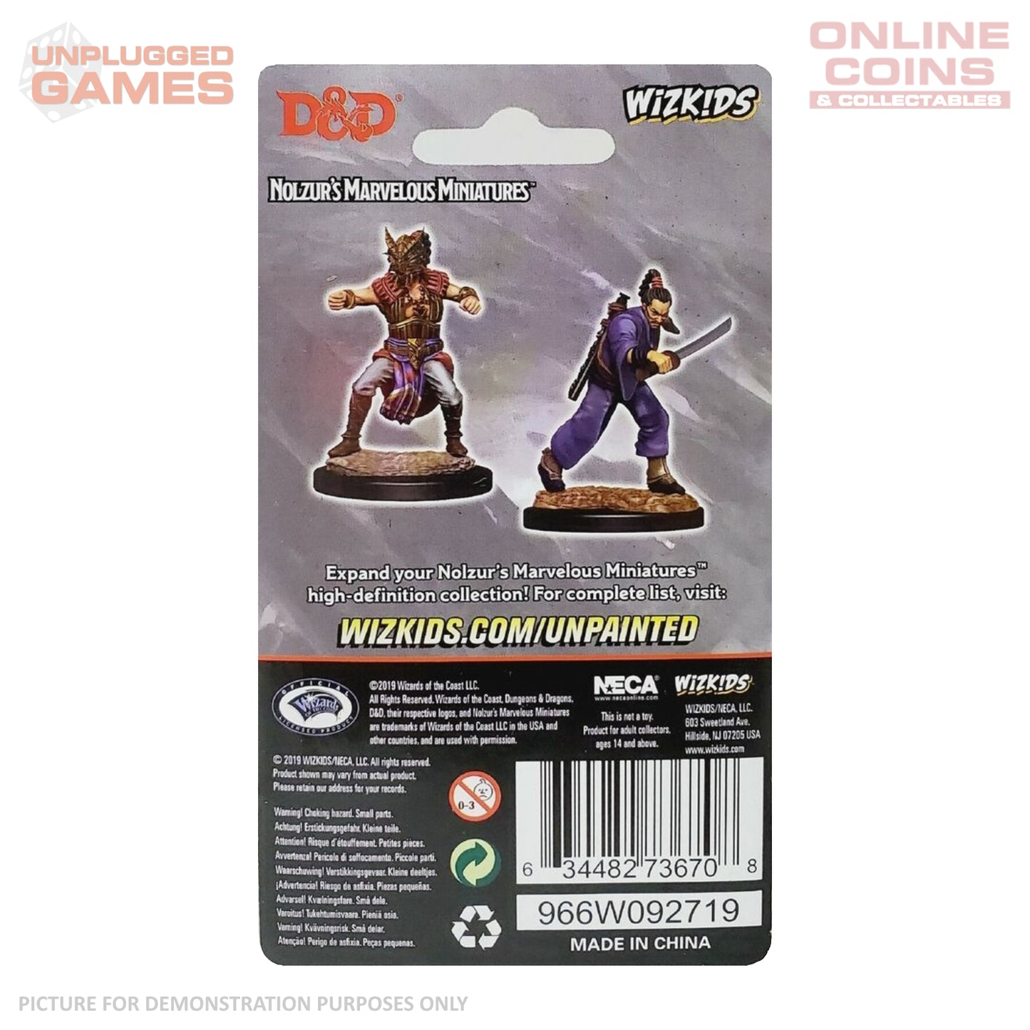 Dungeons & Dragons Nolzurs Marvelous Unpainted Miniatures - Human Monk