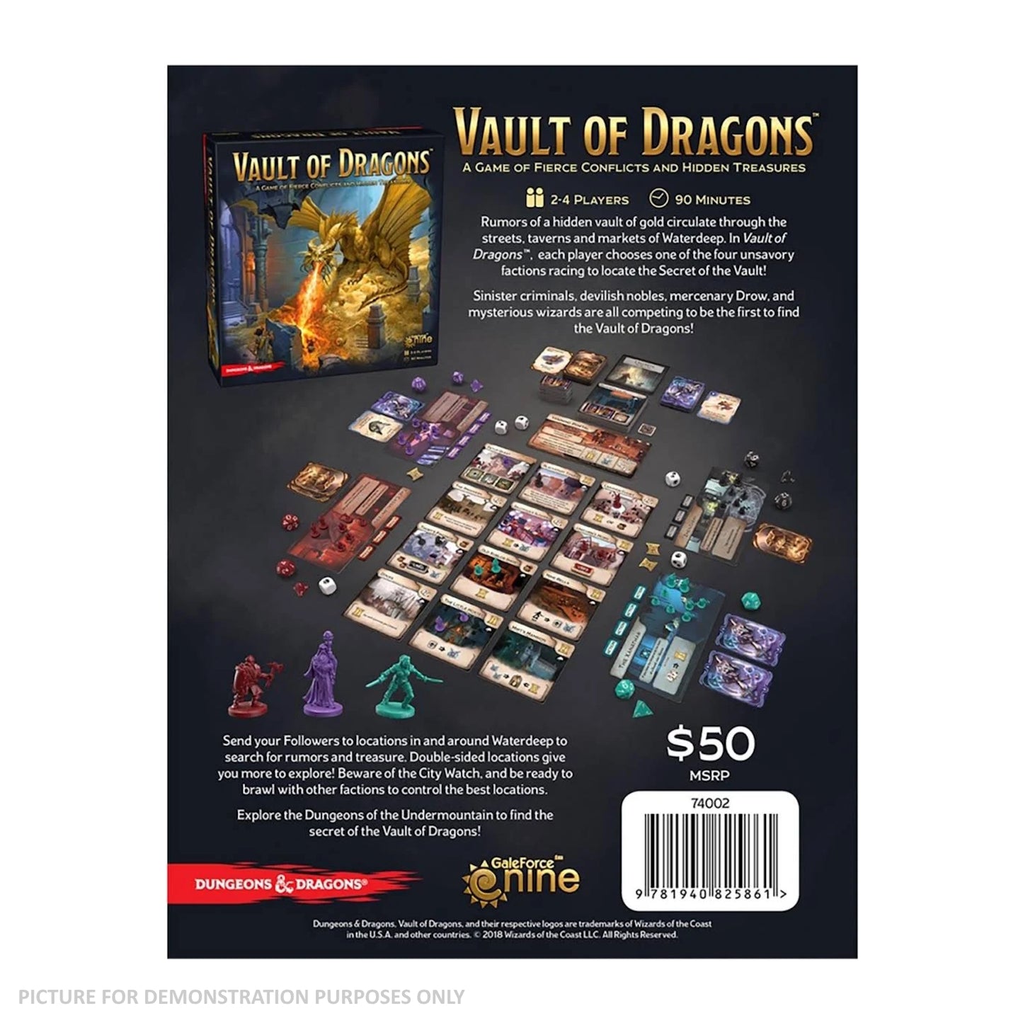 Dungeons & Dragons Vault of Dragons Board Game