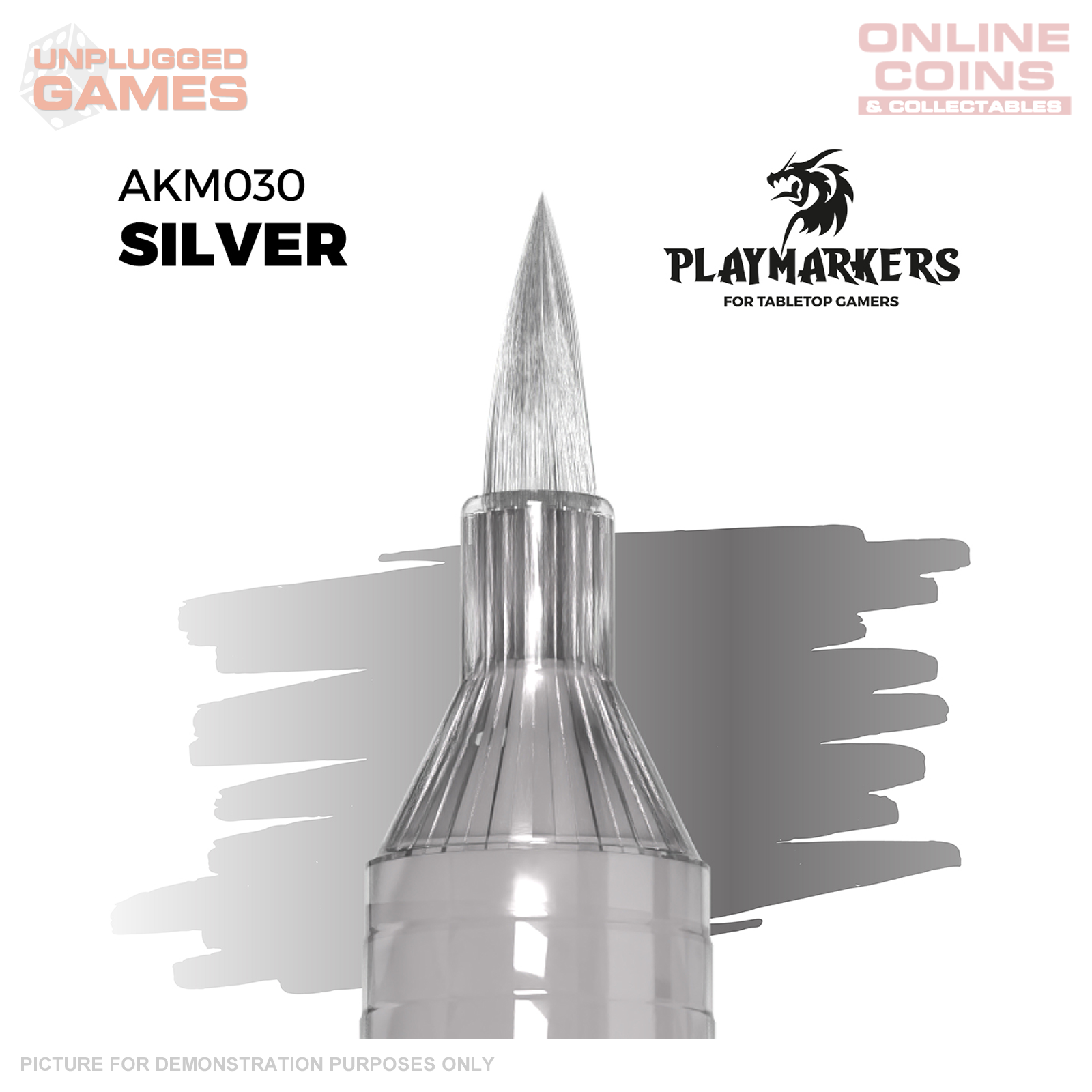 AK Interactive - Playmarkers - SILVER