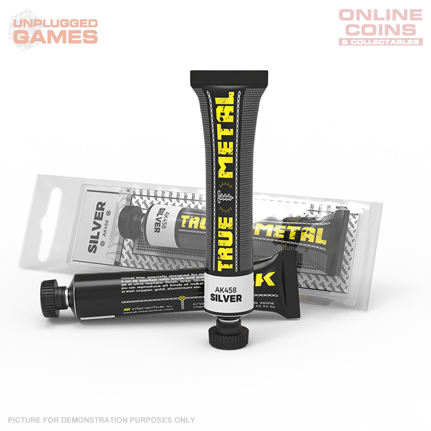 AK Interactive - Metallics - True Metal Silver 30ml