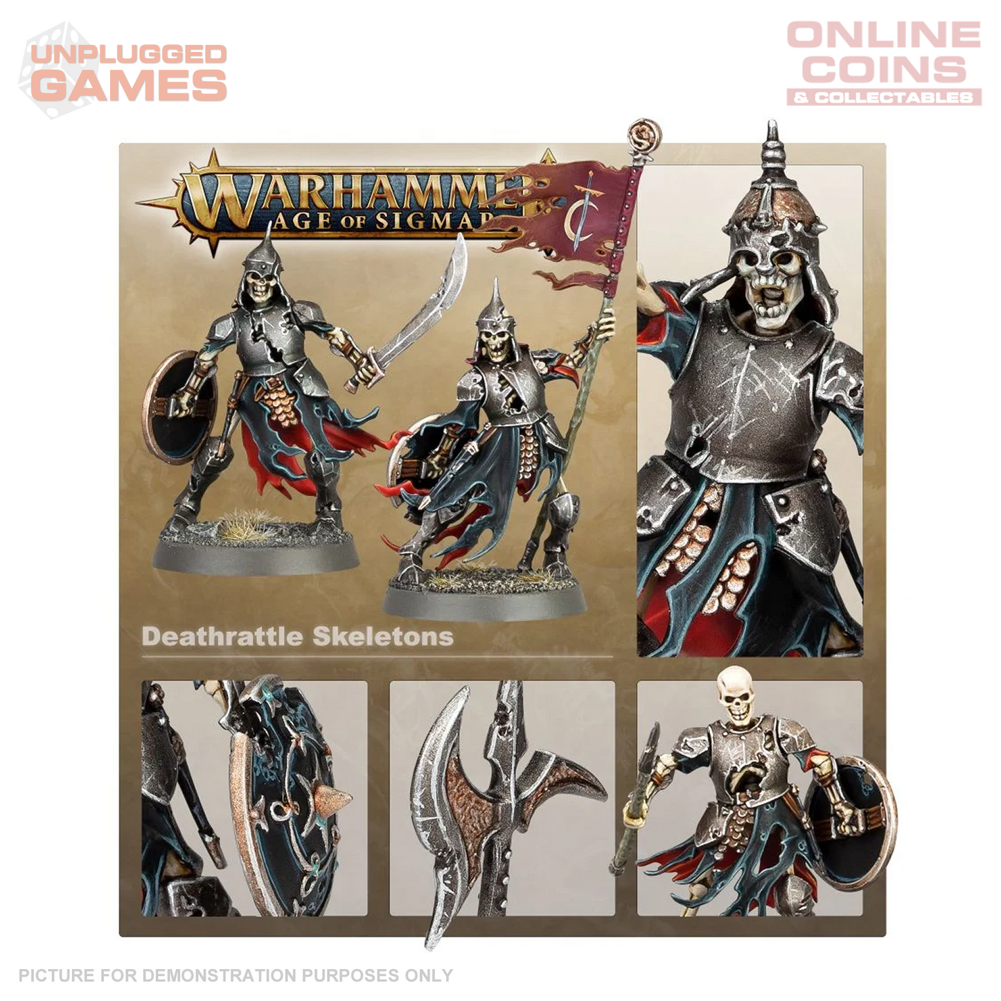 Warhammer Age of Sigmar - Soulblight Gravelords Deathrattle Skeletons