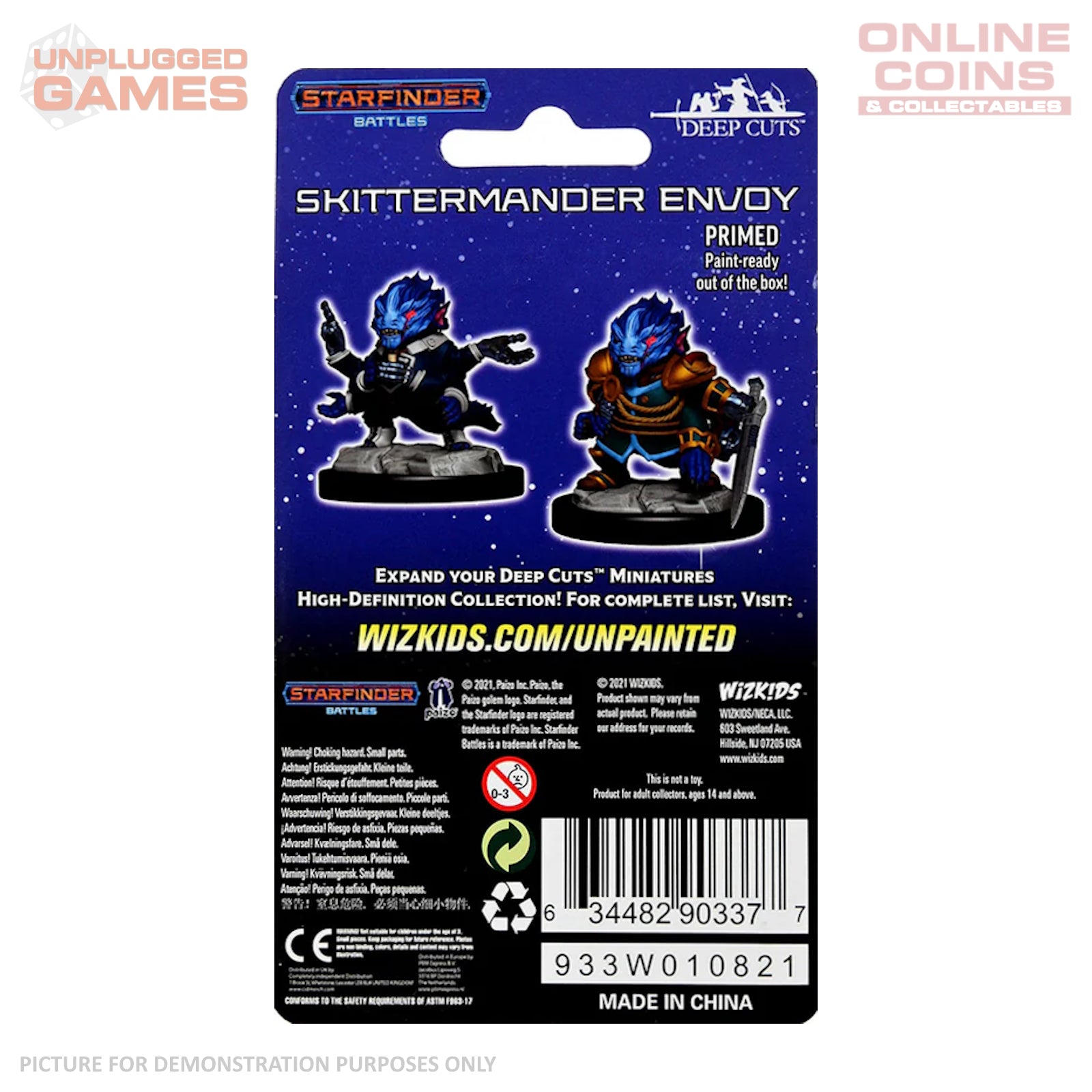 Starfinder Deep Cuts Unpainted Miniatures - Skittermander Envoy ...