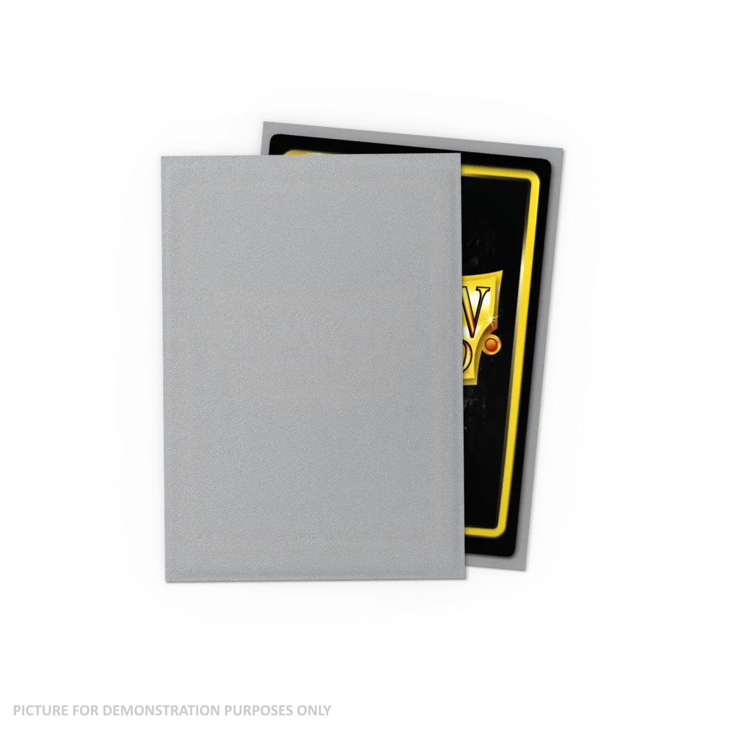 Dragon Shield 60 Japanese Size Card Sleeves - Matte Silver