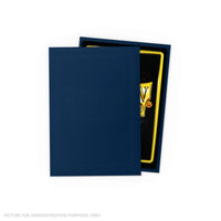 Dragon Shield 60 Japanese Size Card Sleeves - Matte Midnight Blue