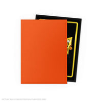 Dragon Shield 100 Standard Size Card DUEL Sleeves - Matte Ember