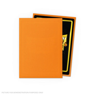 Dragon Shield 100 Standard Size Card Sleeves - Matte Orange