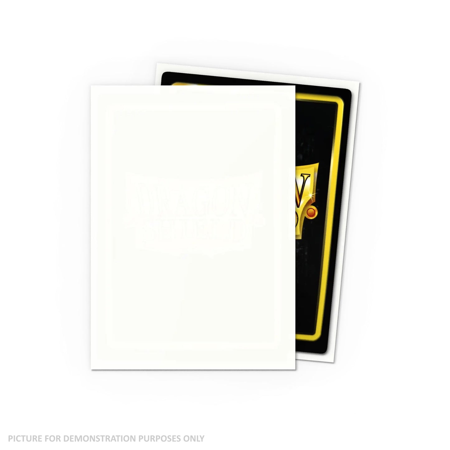 Dragon Shield 100 Standard Size Card Sleeves - Matte White