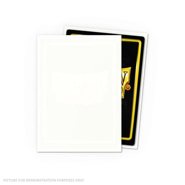 Dragon Shield 100 Standard Size Card Sleeves - Matte White