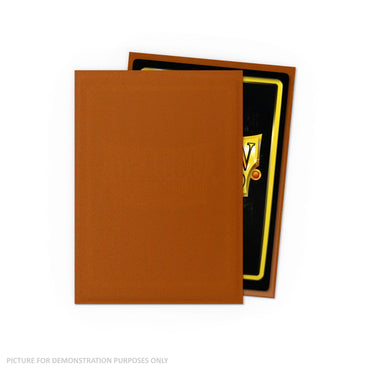 Dragon Shield 100 Standard Size Card Sleeves - Matte Copper