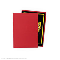 Dragon Shield 60 Japanese Size Card Sleeves - Matte Crimson