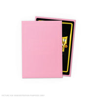 Dragon Shield 60 Japanese Size Card Sleeves - Matte Pink