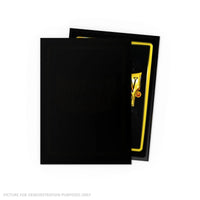 Dragon Shield 100 Standard Size Card Sleeves - Matte Black