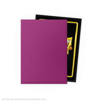 Dragon Shield 100 Standard Size Card DUEL Sleeves - Matte Wraith