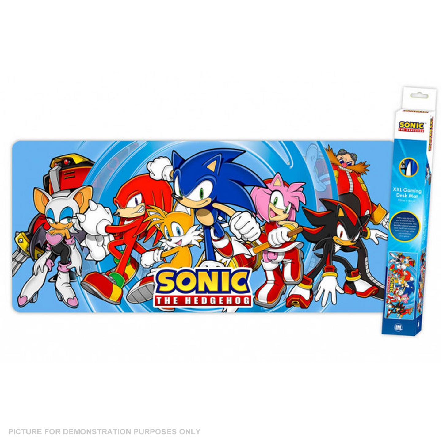 Impact Desk Gaming Mat - Sonic The Hedgehog - Sonic Characters - XXL Gaming Mat