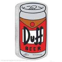 2019 - Perth Mint - Duff Beer 1oz Coloured Silver Coin