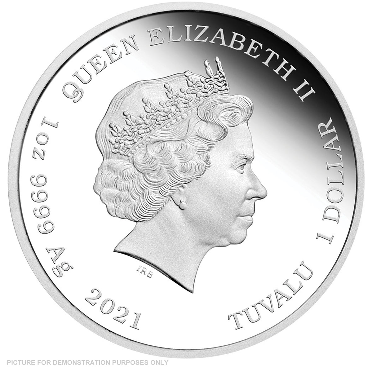 2021 - Perth Mint - Itchy and Scratchy 1oz Coloured Silver Coin