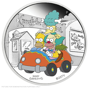 2022 - Perth Mint - Krustylu Studio 1oz Coloured Silver Coin
