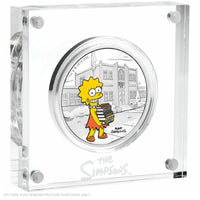 2019 - Perth Mint - Lisa Simpson 1oz Coloured Silver Coin