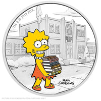 2019 - Perth Mint - Lisa Simpson 1oz Coloured Silver Coin