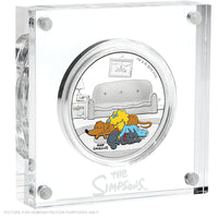 2019 - Perth Mint - Maggie Simpson 1oz Coloured Silver Coin