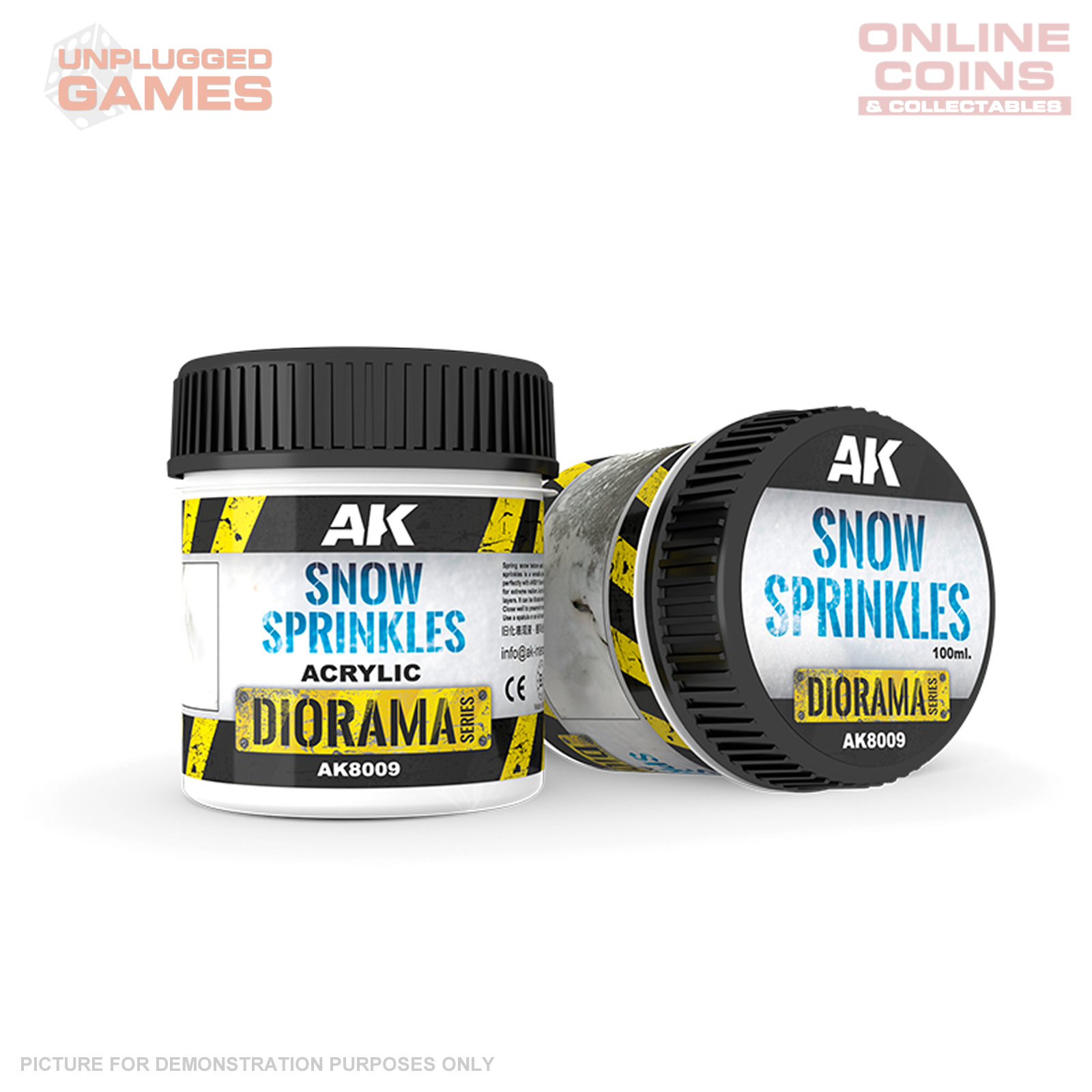 AK Interactive - Dioramas - Snow Sprinkles 100ml – Online Coins and ...